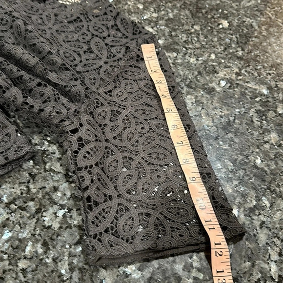 Loft lace ,sheer ,turtleneck women tops, - Picture 6 of 9